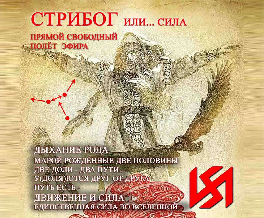 Славянский Бог Стрибог - ДУХ, Сила Прямолинейного Движения