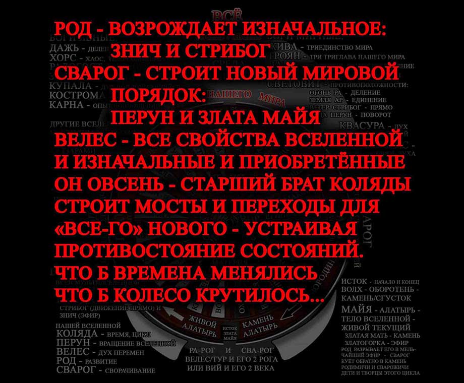Боги Славян: Род, Сварог и Велес
